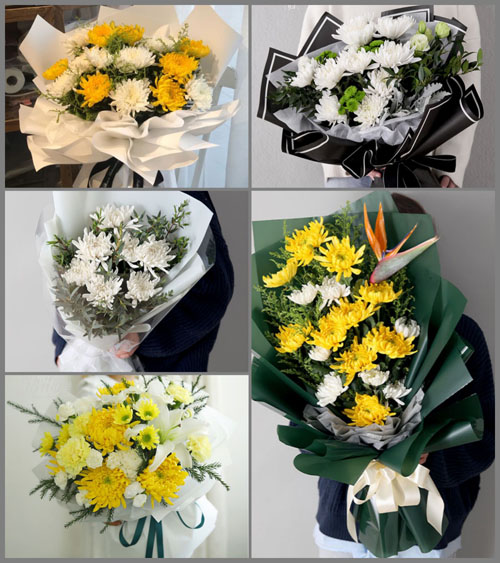 广东东莞市望牛墩镇聚龙江村白事花束代送